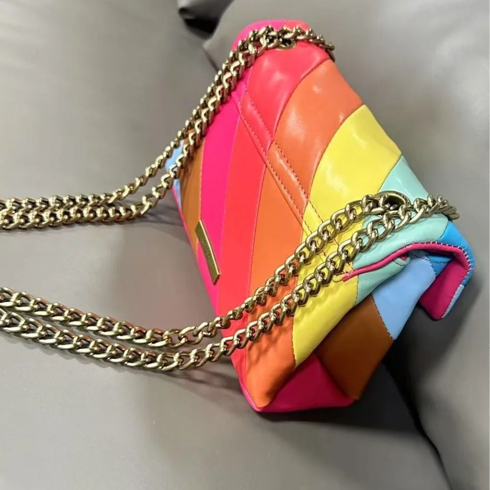 Eagle Head Rainbow Chain Shoulder Bag Light Luxury Crossbody
