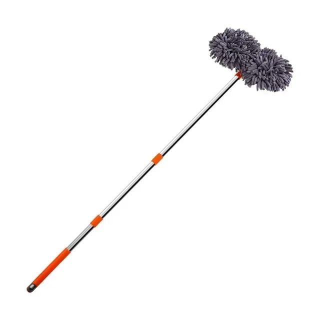 Dual-Head Telescopic Chenille Car Wash Mop