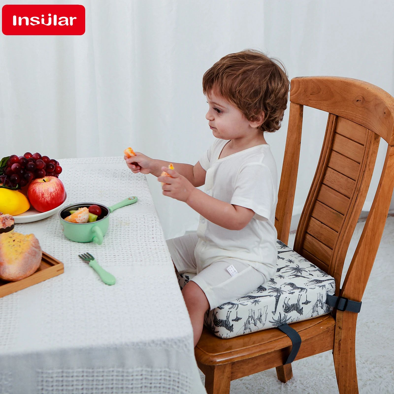 CozyLift Adjustable Kids Booster Seat Cushion for Dining Table