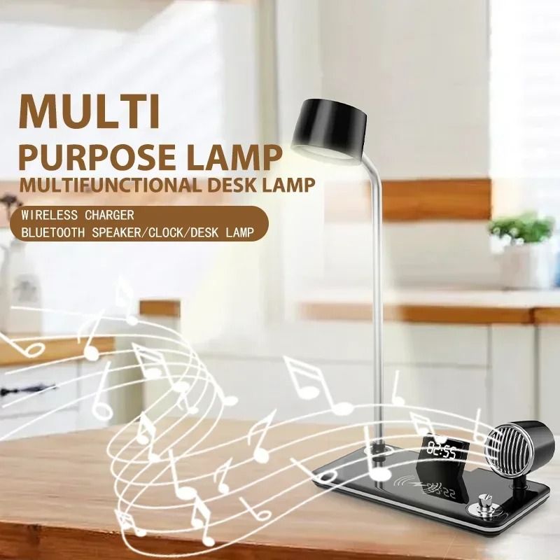 Multifunction Bluetooth Wireless Charging Table Lamp