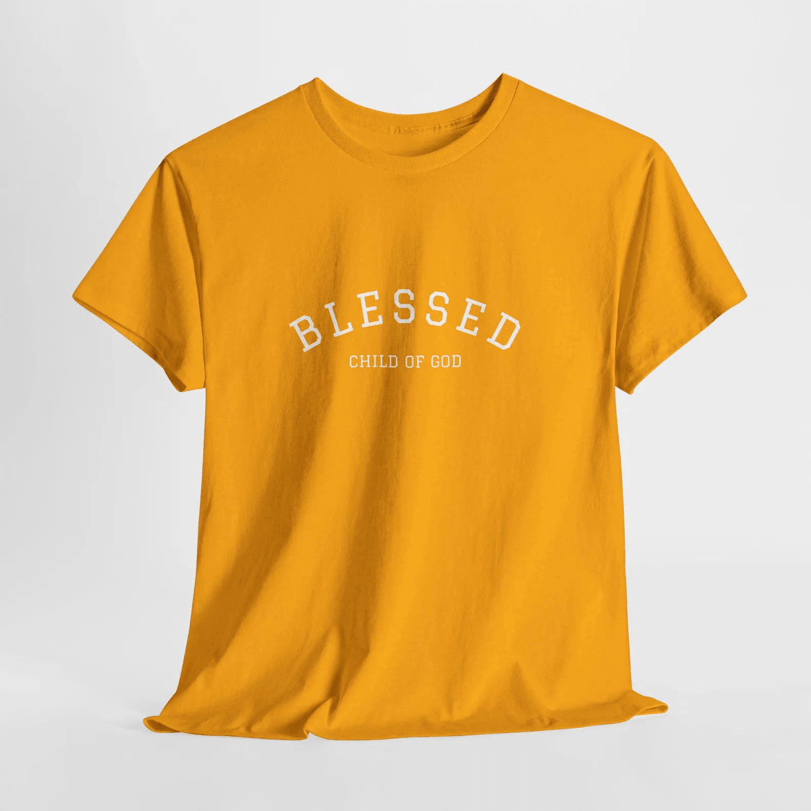 Blessed Child of God Shirt Christian Faith Tee Inspirational Religious Gift