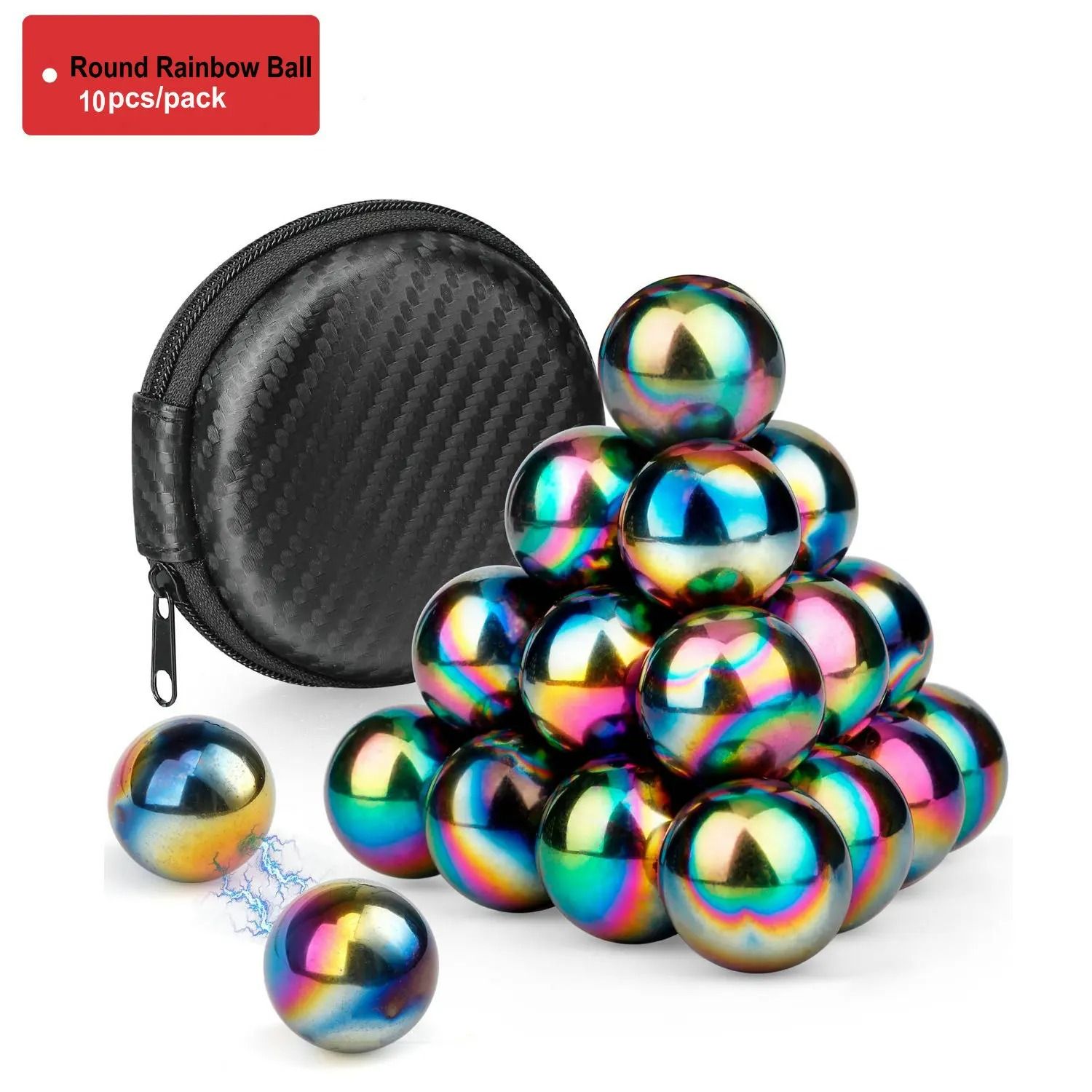 EDC Magnetic Bead Fidget Toy Oval Magnet Balls for Stress Relief