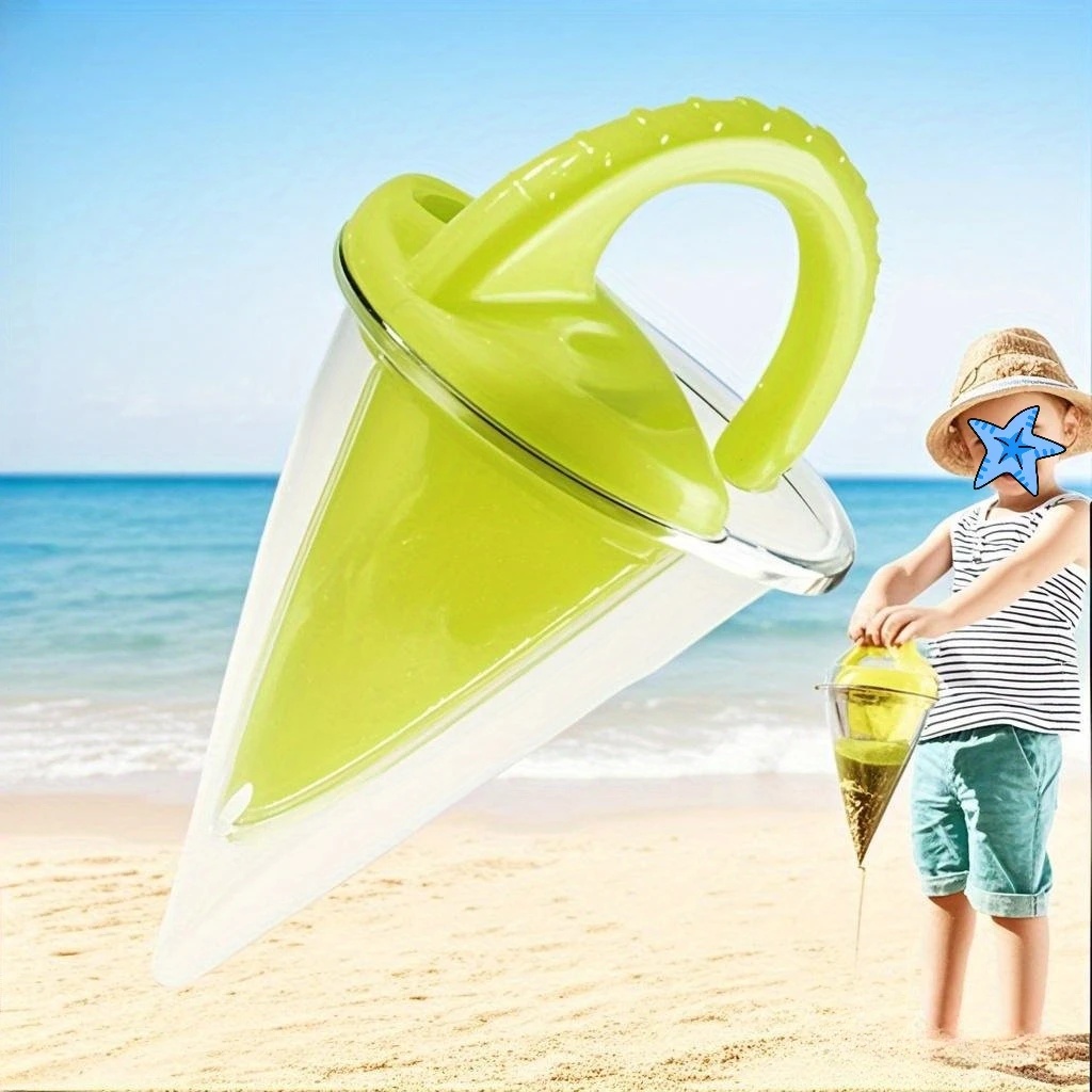 Sand and Water Funnel Beach Sand Toy for Kids Sandcastle Tool