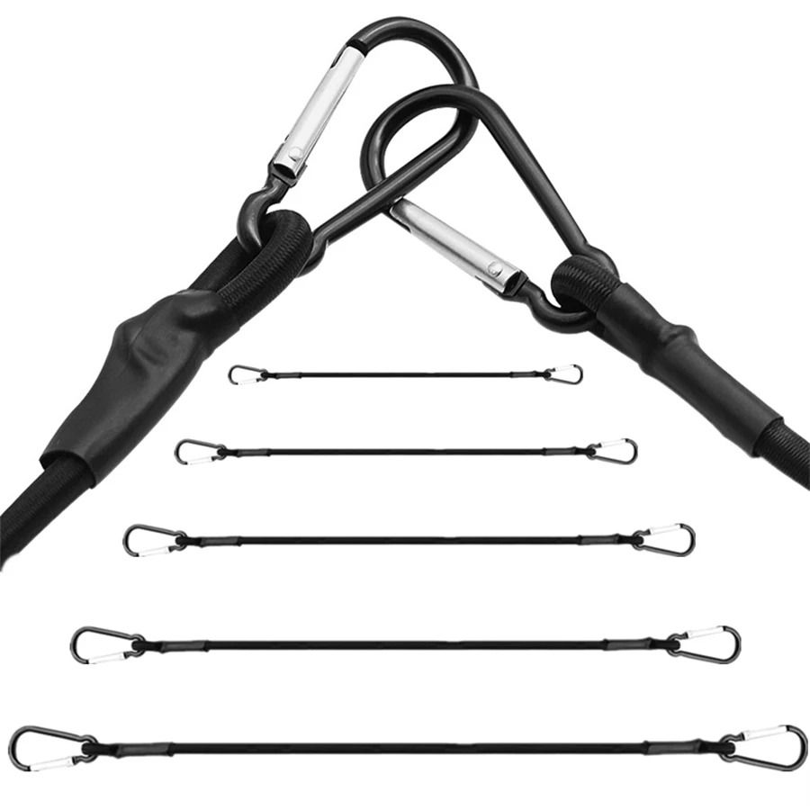 Multipurpose Stretch Elastic Bungee Cords with Hooks