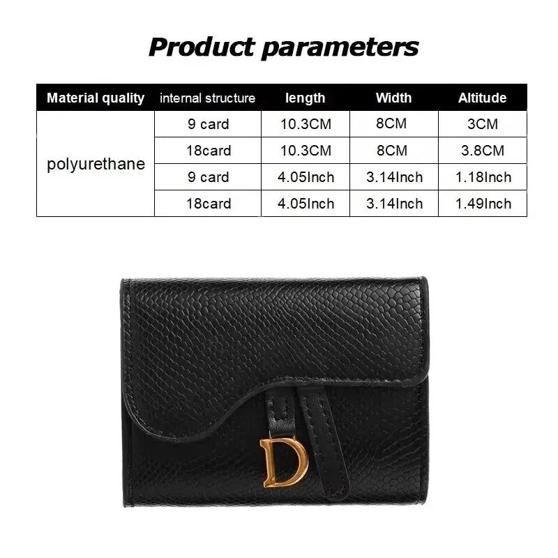 Womens Luxury Mini PU Card Holder Wallet and Clutch Bag