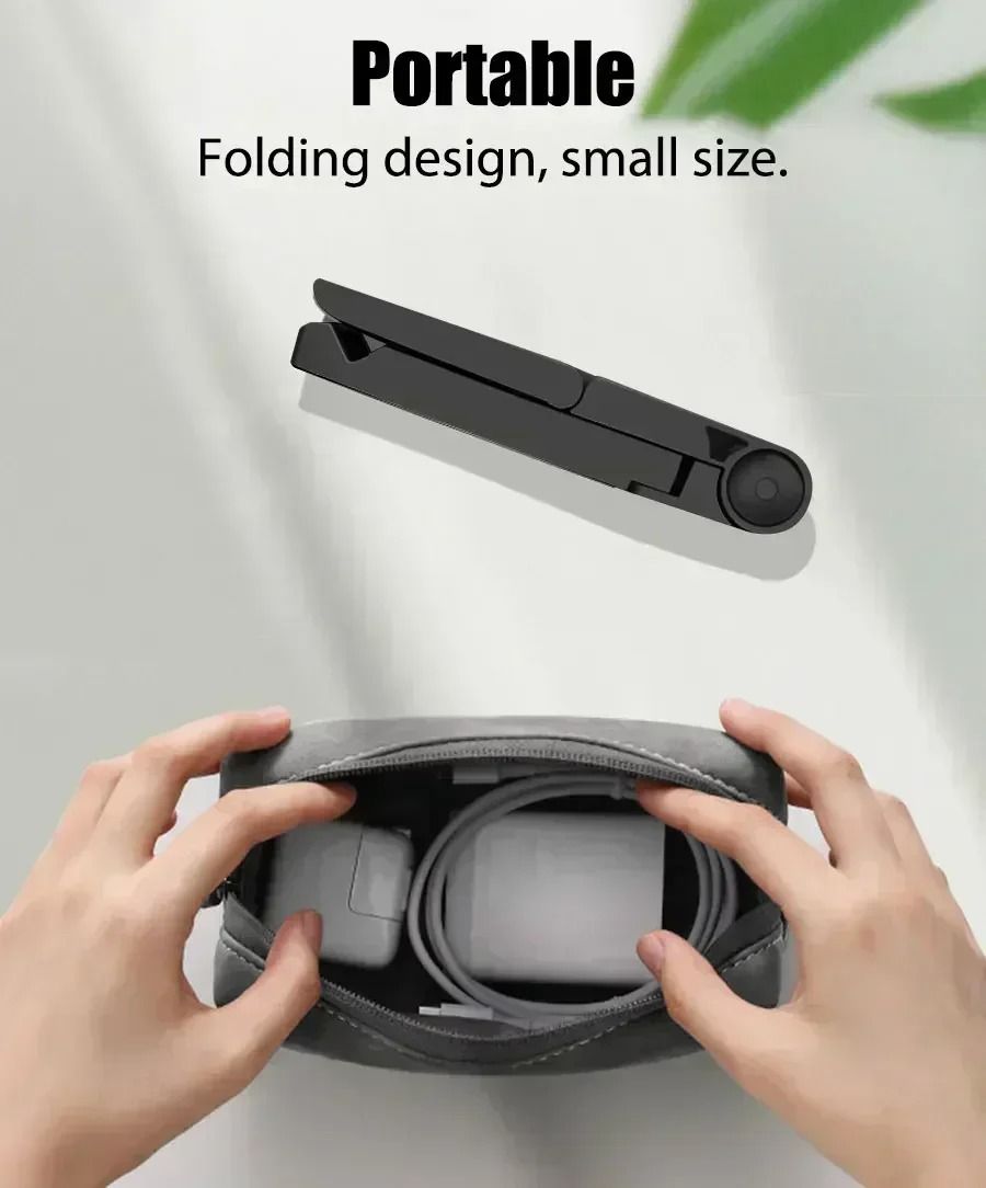 Foldable Universal Tablet And Phone Stand With Adjustable Angle