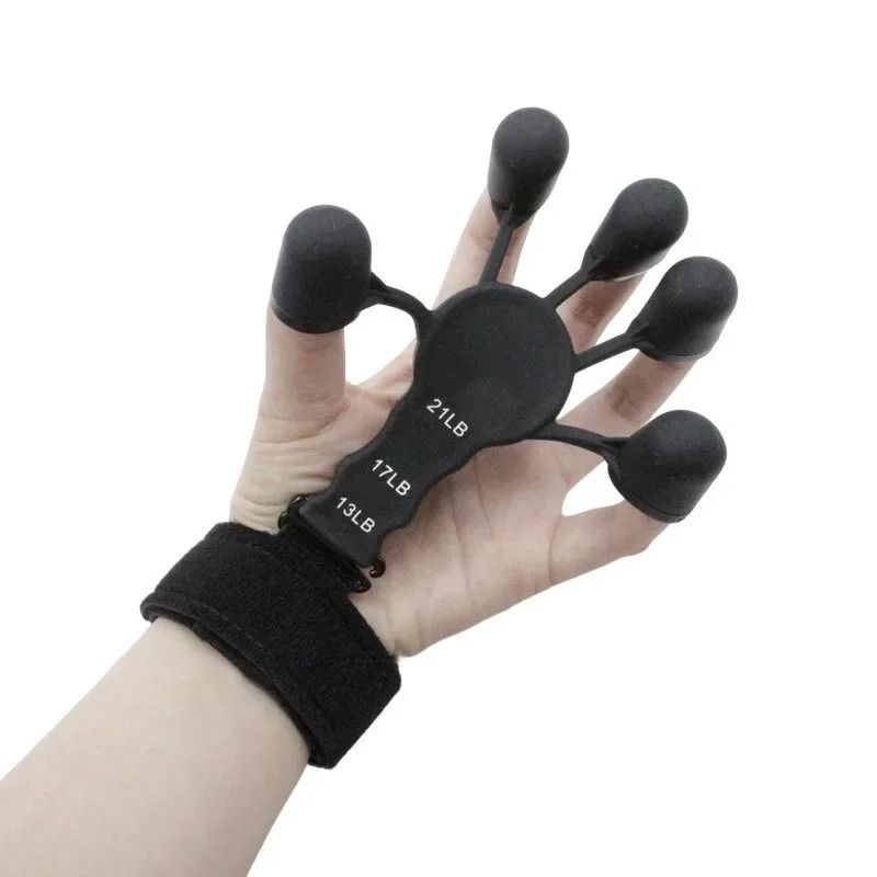 Silicone Finger Exercise Stretcher Hand Strengthener Grip Trainer