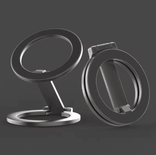 Magnetic Ring Phone Holder – Foldable MagSafe Stand with Double-Sided Magnet