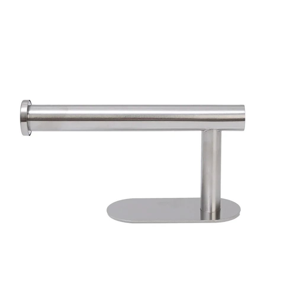 Self-Adhesive Stainless Steel Toilet Paper Holder | Premium No-Drill Wall Mount Tissue Dispenser