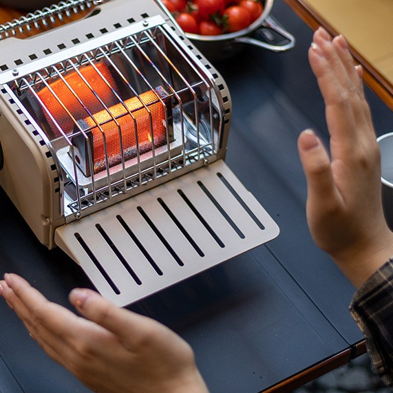 Portable Camping Heater Stove Compact Gas Heater for Winter Camping Fishing and Outdoor Survival