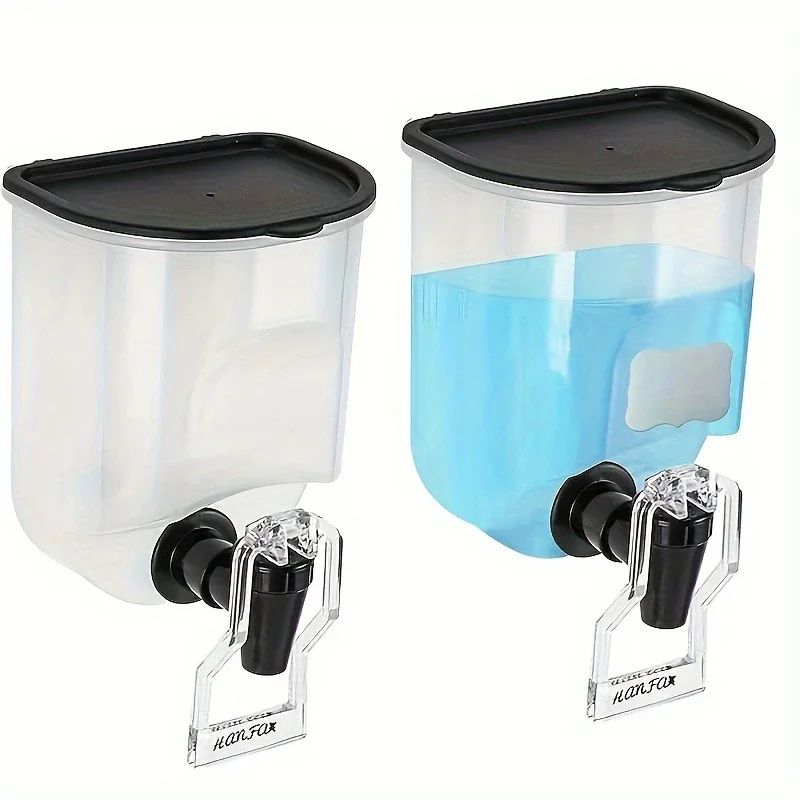 Wall-Mounted Oil Dispenser Bottle – Transparent Liquid Seasoning Container with Controlled Pour