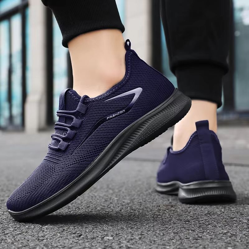 AeroStep Breathable Mesh Men's Summer Sneakers Lightweight Non Slip Casual Shoes