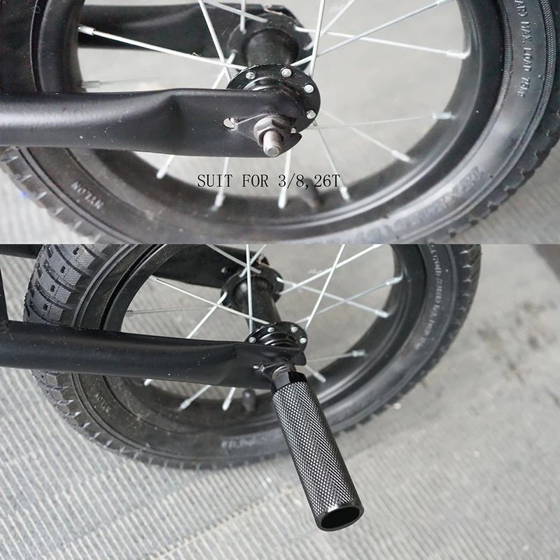Alloy BMX axle pegs 3/8