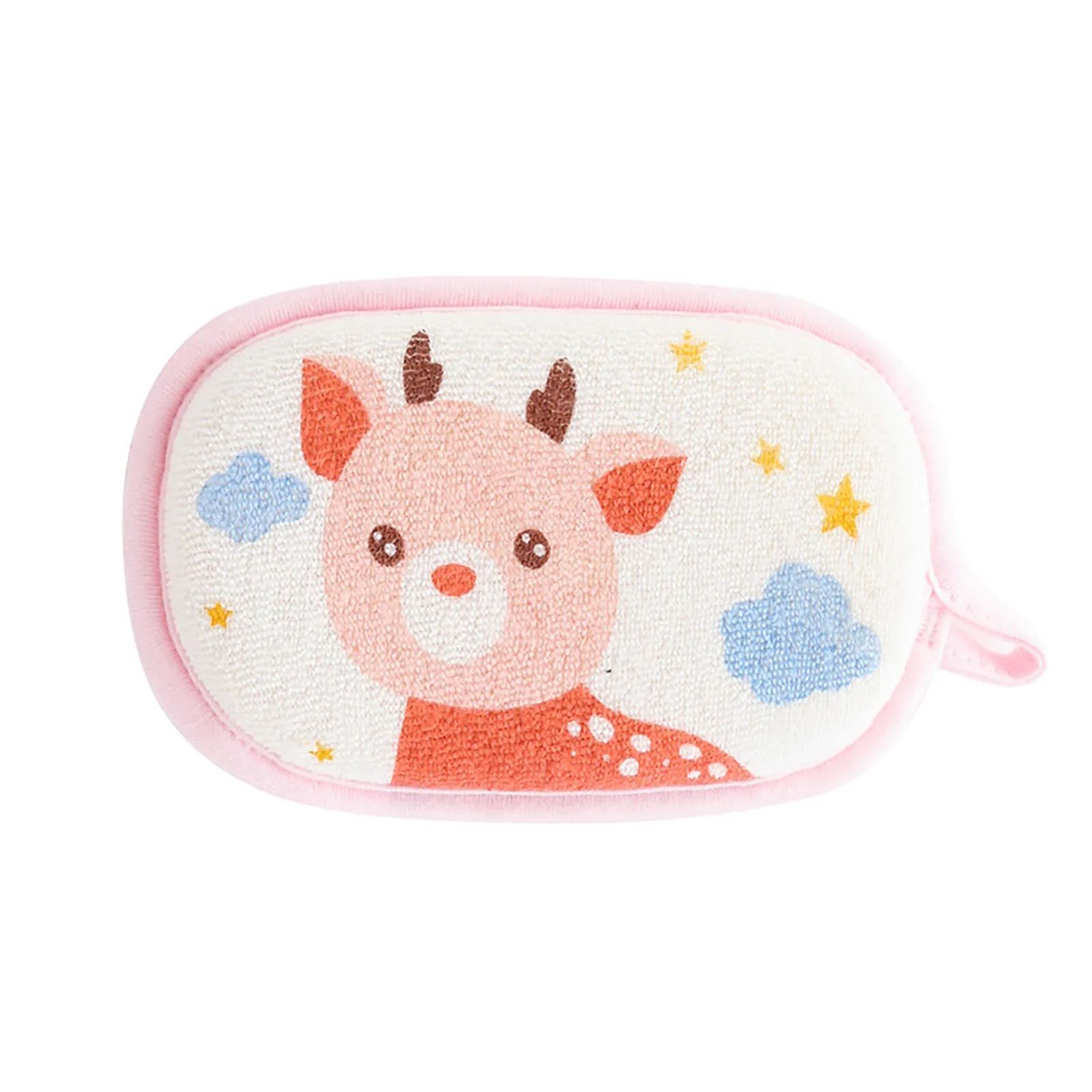Cute Elephant Baby Bath Sponge Soft Cartoon Shower Brush Gentle Infant Bath Towel