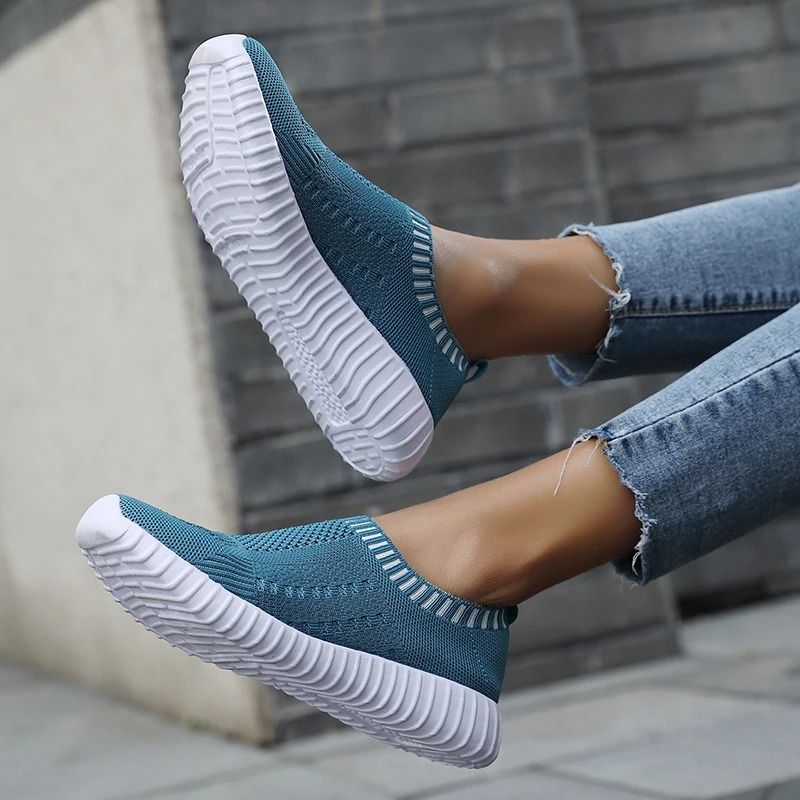 Women Casual Lightweight Mesh Breathable Vulcanized Sneakers