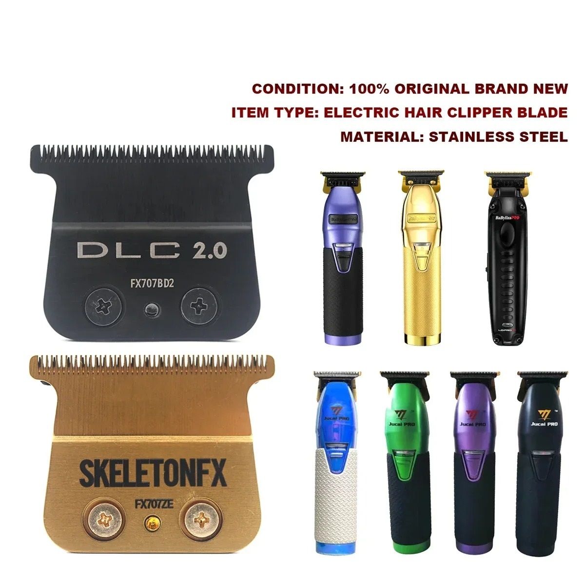 Professional Replacement Blades for Clippers and Trimmers