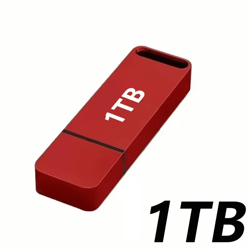 1TB USB 3.2 Metal Flash Drive Waterproof High Speed Storage