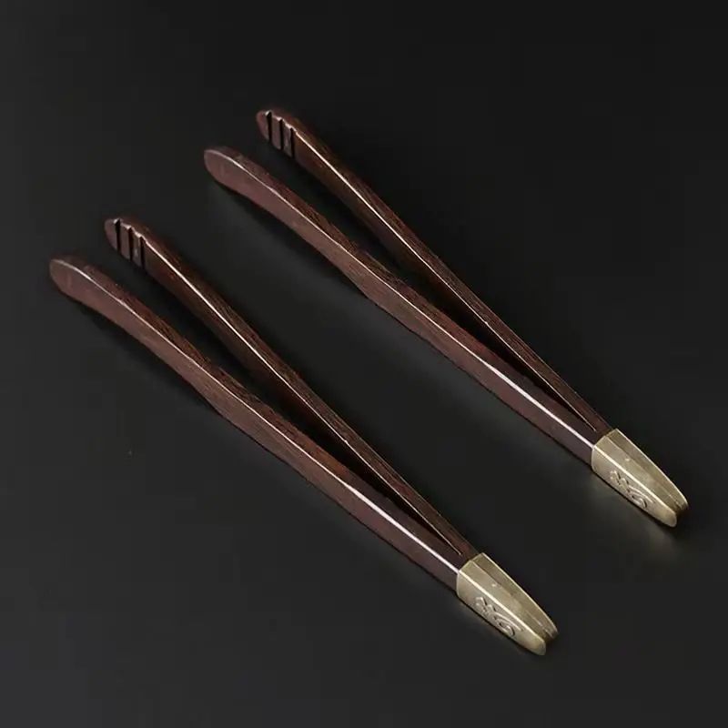 Sandalwood Non Slip Tea Cup Clip Tweezer