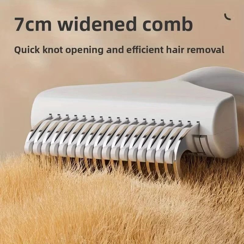 Stainless Steel Pet Dematting Comb – Professional Dog Hair Removal Brush – High-Yield Grooming & Deshedding Tool