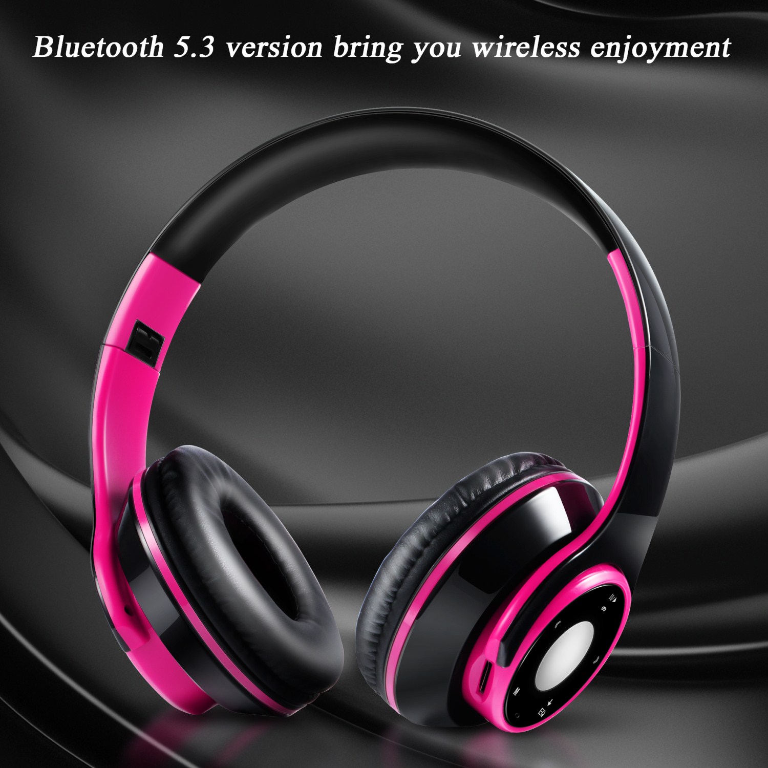 Wireless Bluetooth Headphones with Built In Player Foldable Sport Stereo Sound for Active Lifestyles