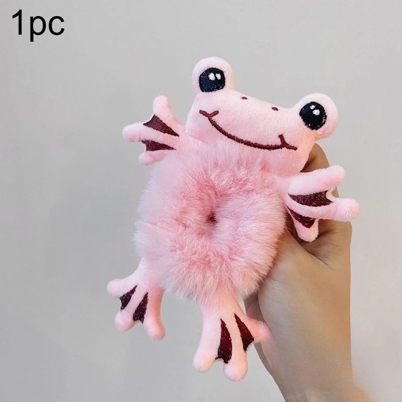Funny Frog Plush Elastic Hair Scrunchie