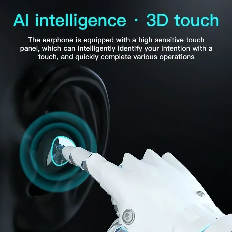 Wireless Bluetooth Earbuds with Noise Canceling and Mic