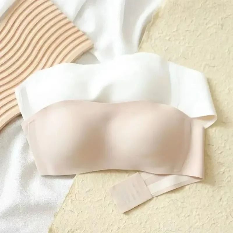 Seamless Tube Top Invisible Strapless Wireless Push Up Bralette