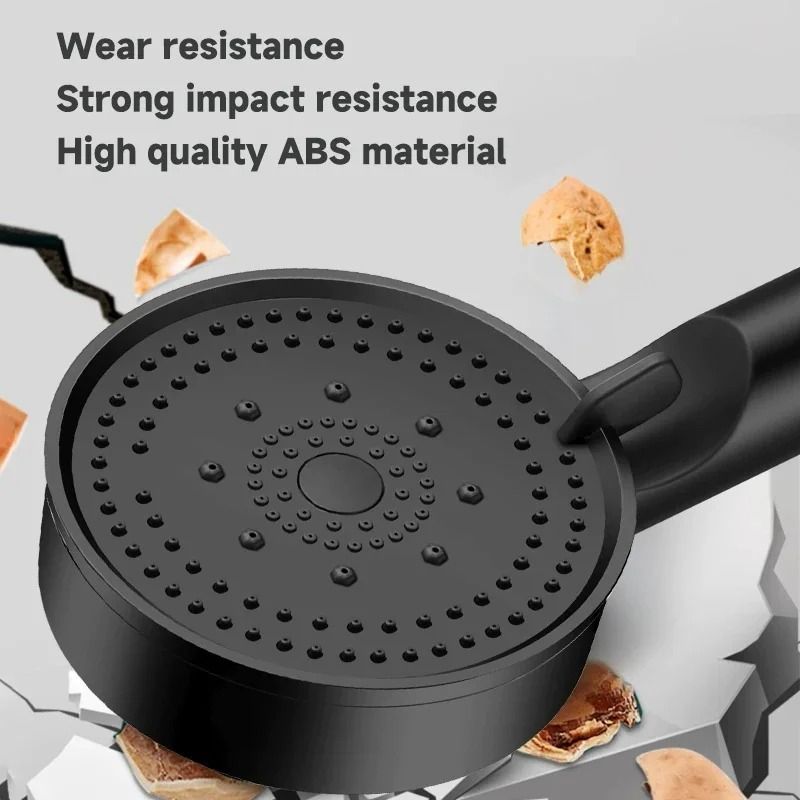 Pressure Boost Shower Head 5 Mode Shower Head Adjustable Massage Shower Nozzle