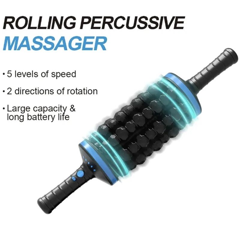 Cordless Roller Body Massager for Muscle Relaxation and Pain Relief