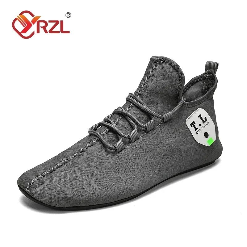 Yrzl Mesh Loafers Men Driving Moccasins Breathable Lightweight Slip On