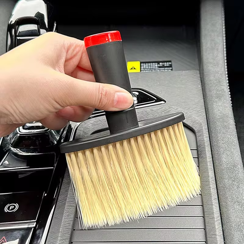 Dust Removal Brush for Car Air Conditioner, Soft Bristles Car Wash Brush, Car Cleaning Tools