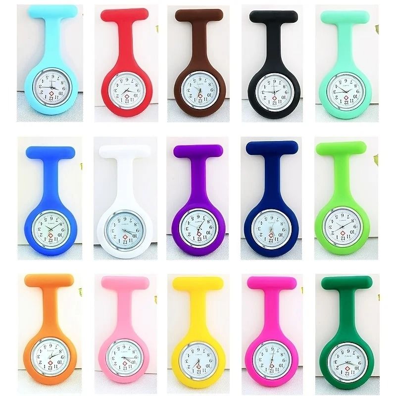 Silicone Nurse Pocket Watch Simple Fashionable & Portable