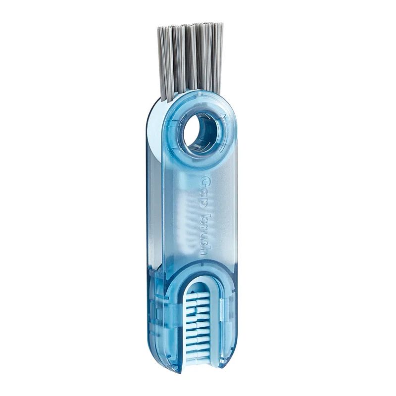 3-in-1 Bottle Gap Cleaner Brush – Multifunctional Silicone U-Shaped Cup & Lid Cleaning Tool