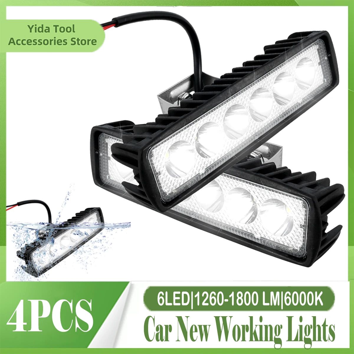 LED Light Bar Work Strip for Off Road Driving and Bright Night Visibility