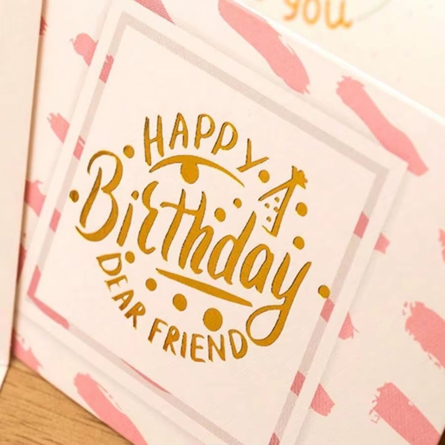 10-Piece Happy Birthday Greeting Cards (Random Styles) Folded Party Message Cards