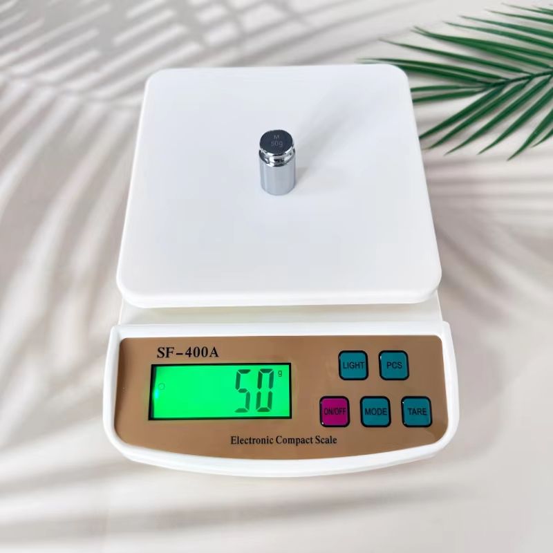 22 lb Precision Digital Kitchen Scale 0.04 oz Accuracy LCD Display with English Buttons