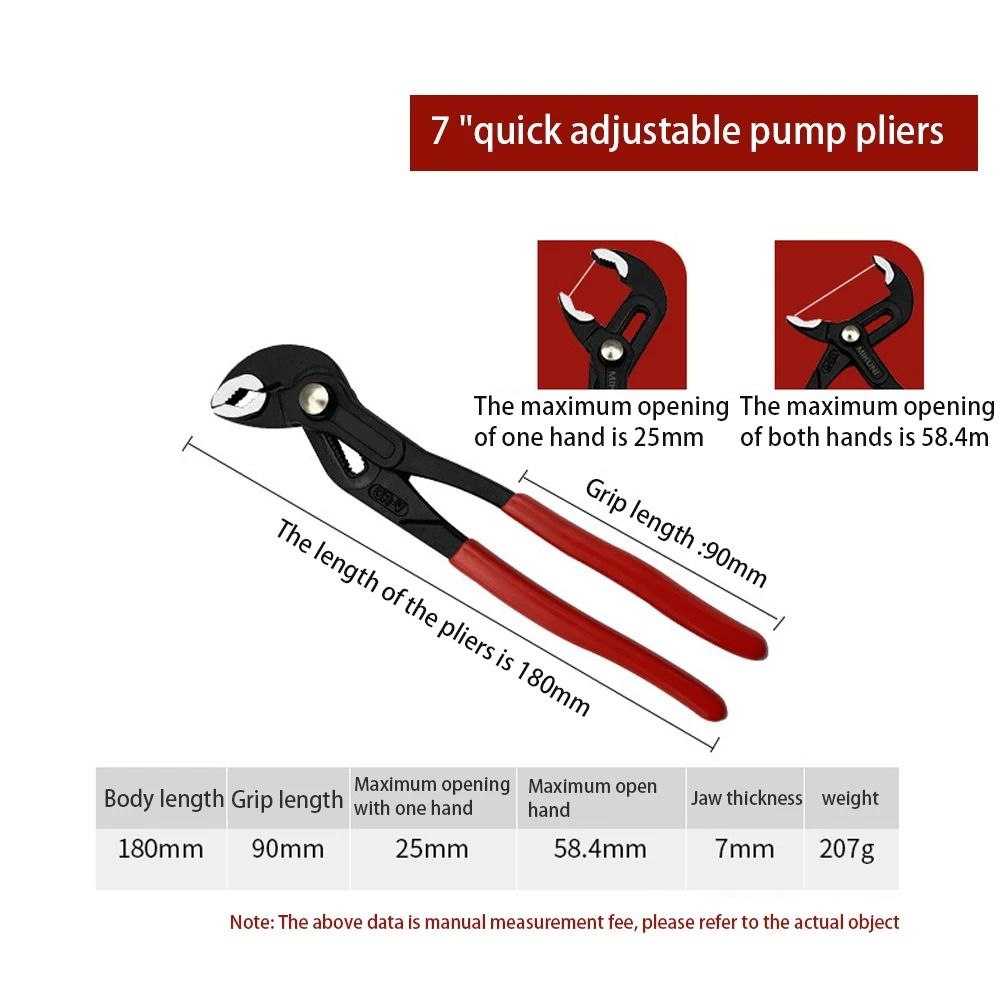 Multifunction Automatic Water Pump Pliers