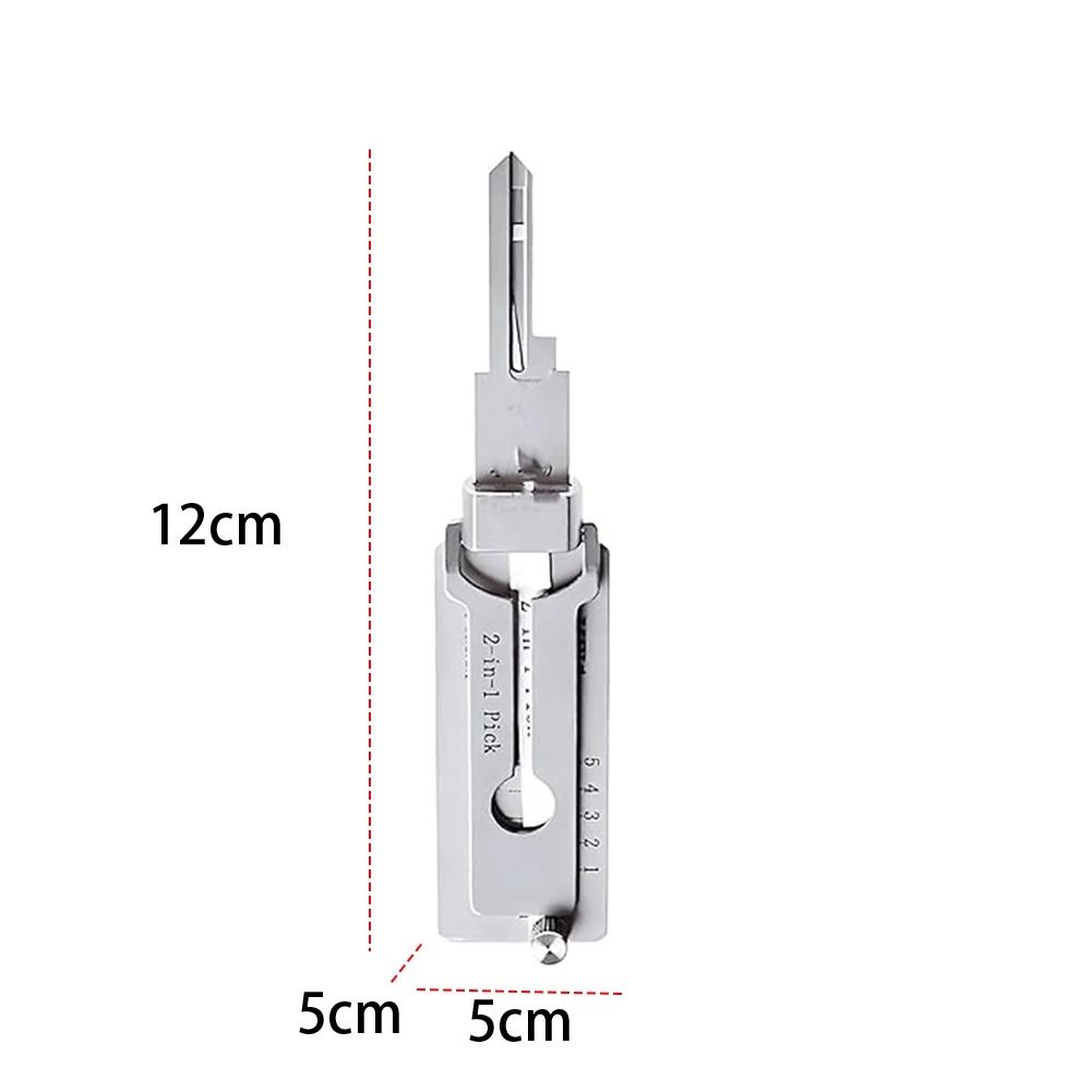 Stainless Steel Key Decoder & Precision Hook Repair Tool Set