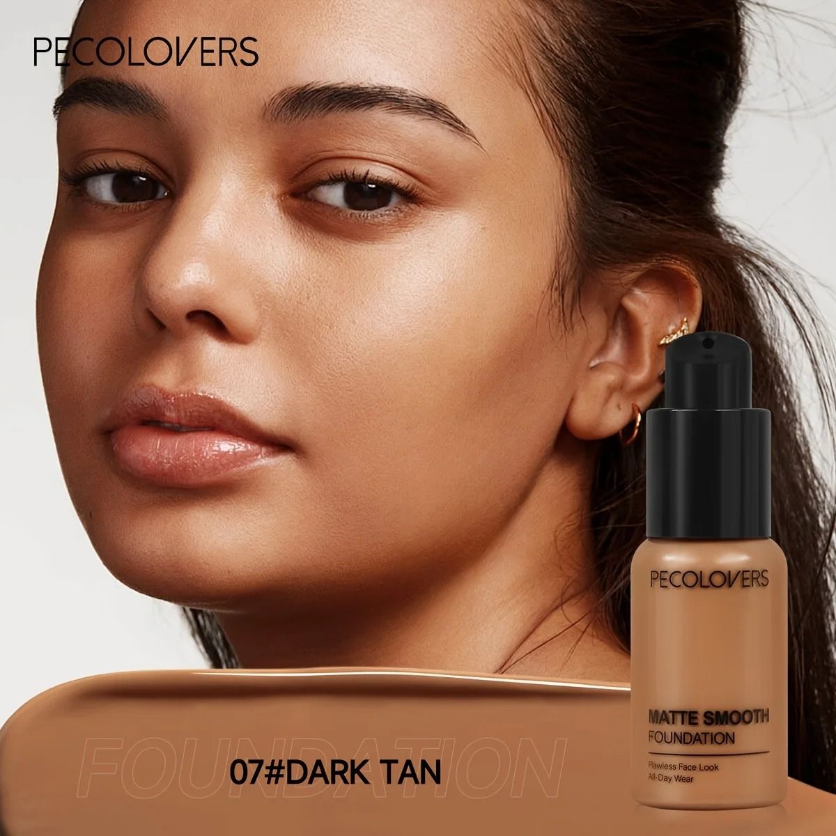 PECOLOVERS Oil Control Matte Finish Liquid Foundation