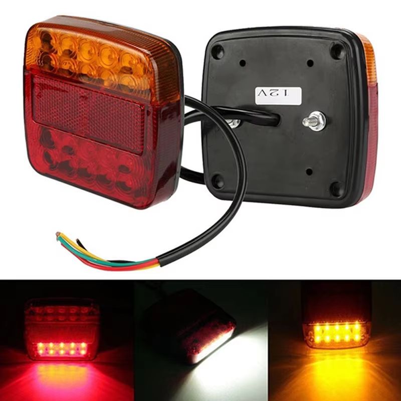 12V 20 LED Trailer and Truck Taillight Brake Stop Turn Signal Indicator Lamp