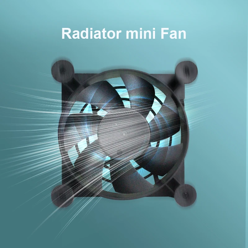 USB Power Mini Fan for Android TV Box Set Top Box Wireless Silent Cooling Radiator