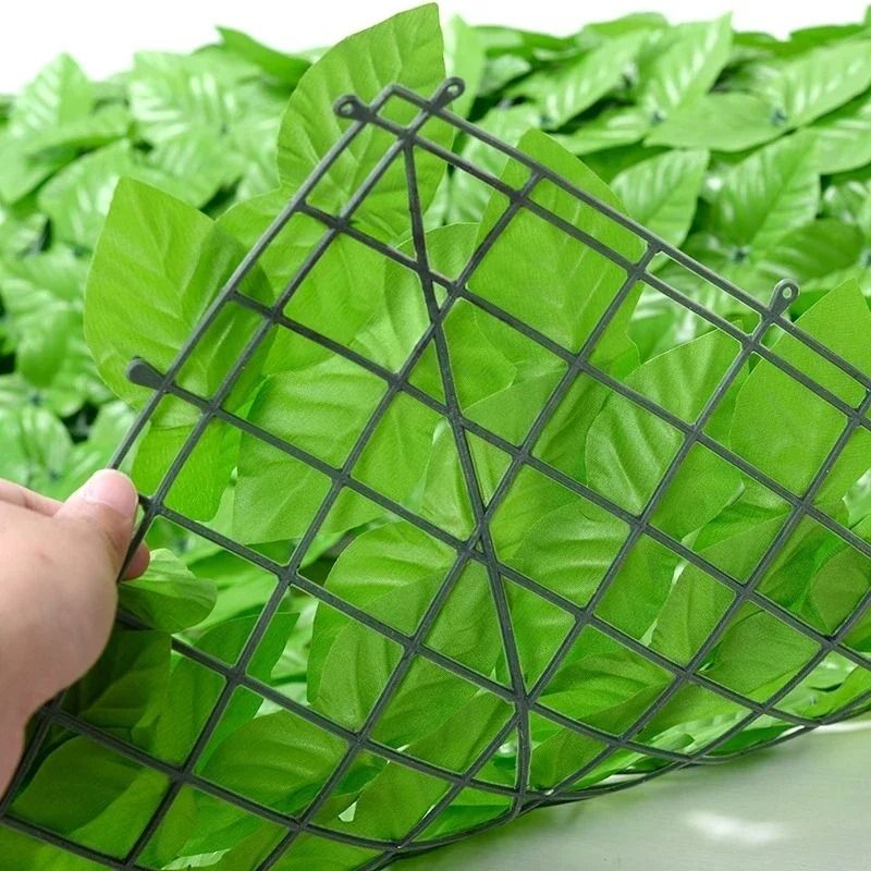 Botanical Perimeter Sculpture – High-Definition Evergreen Architectural Panel