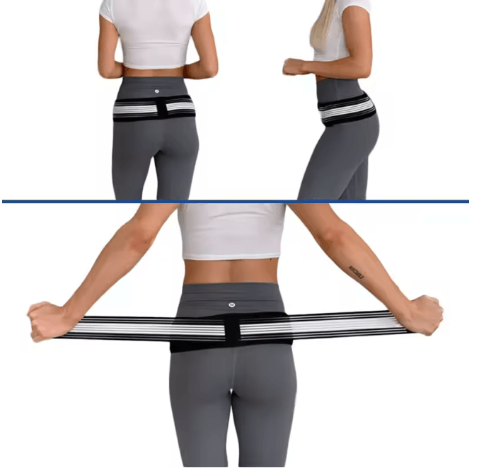 Adjustable Pelvic Support Belt for Hip and Lower Back Pain Relief