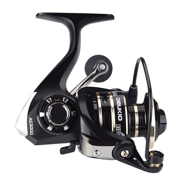Premium Metal Spinning Fishing Reel, Freshwater Saltwater, Left Right Hand Reel, Smooth Action & Durability