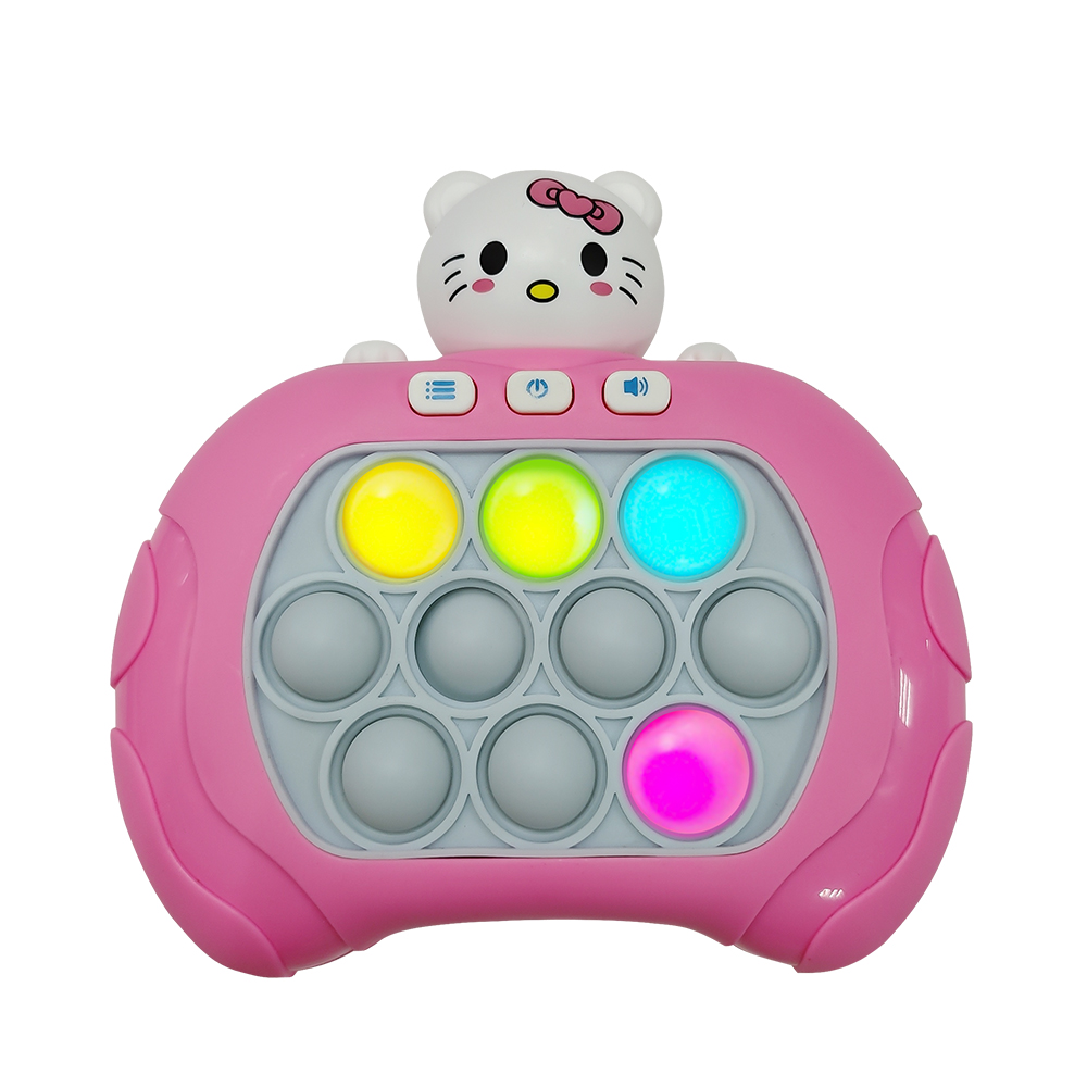Pikachu Electronic Pop It Game Quick Push Bubble Toy with Lights and Sound