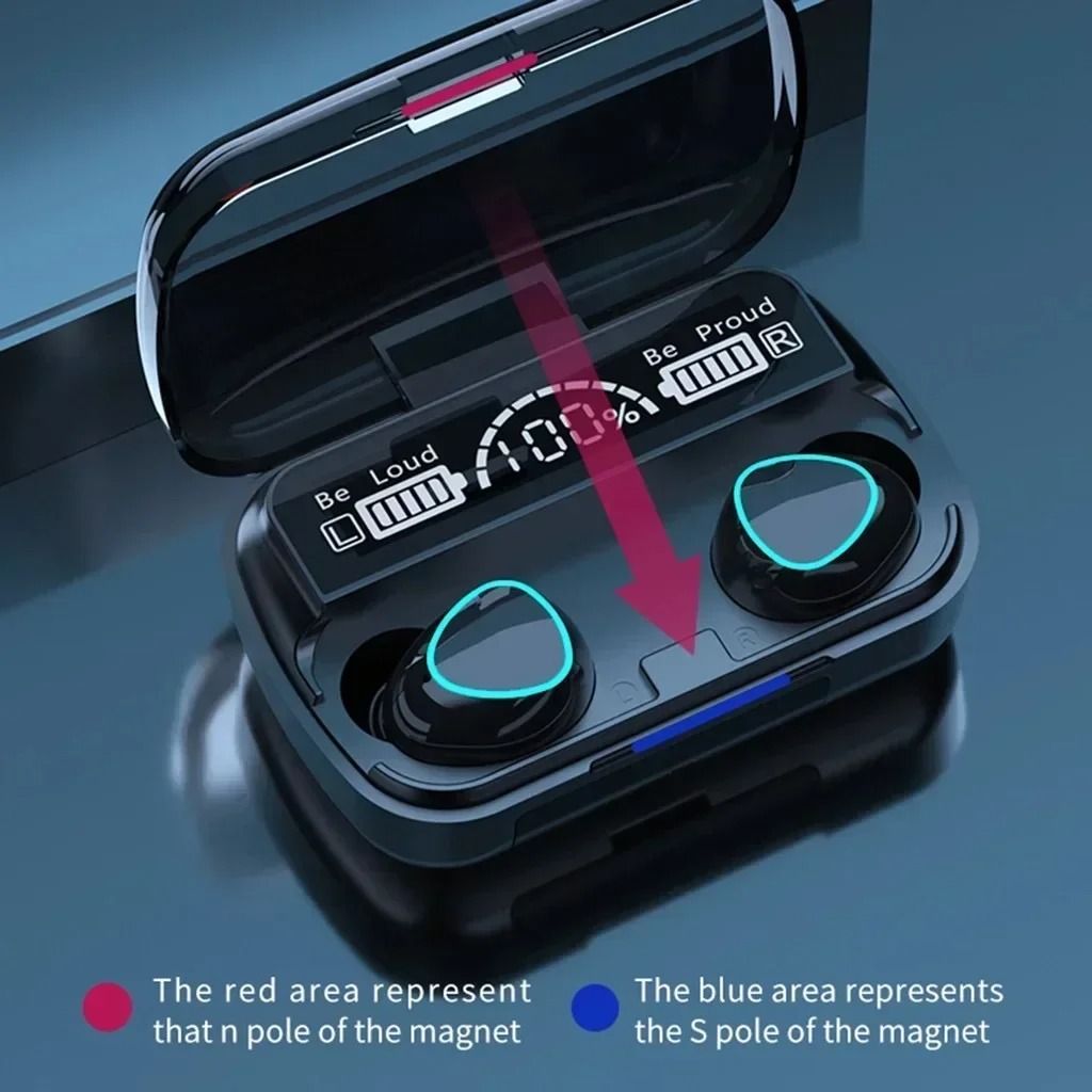 Wireless Bluetooth Earbuds with Noise Canceling and Mic