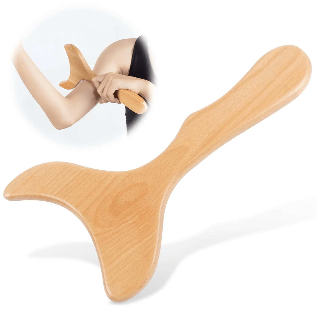 Wooden Lymphatic Drainage Massage Tool Set – Manual Maderotherapy & Gua Sha Kit for Body Sculpting
