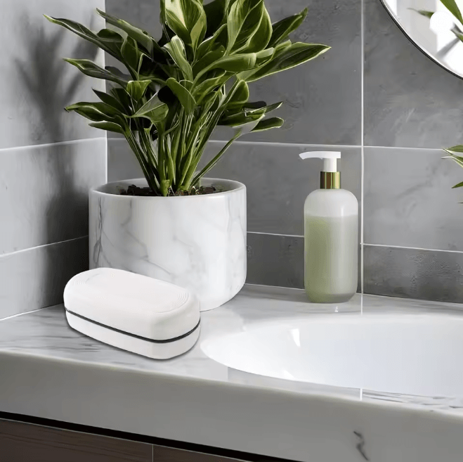 PortableDoubleLayer Draining Travel Soap Case