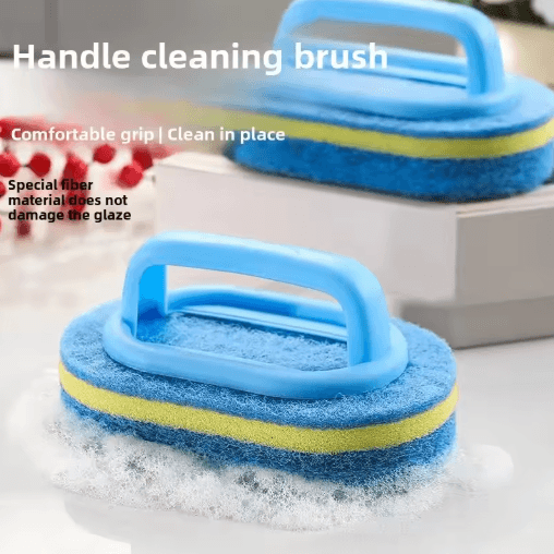 Magic Handle Multi-Surface Cleaning Sponge Brush Set