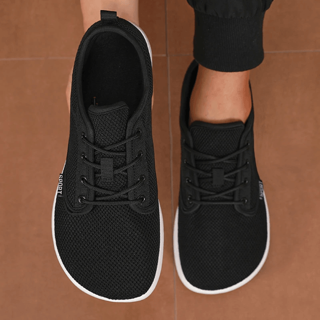 Mens Wide Toe Barefoot Canvas Sneakers
